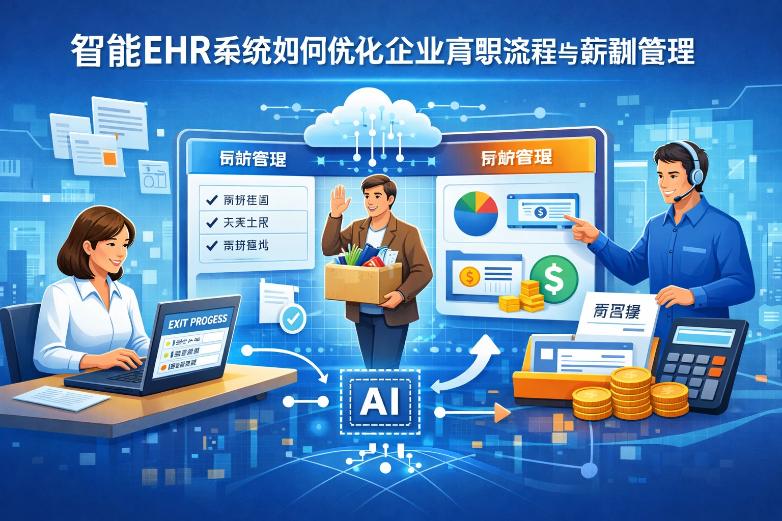 智能ehr系统如何优化企业离职流程与薪酬管理