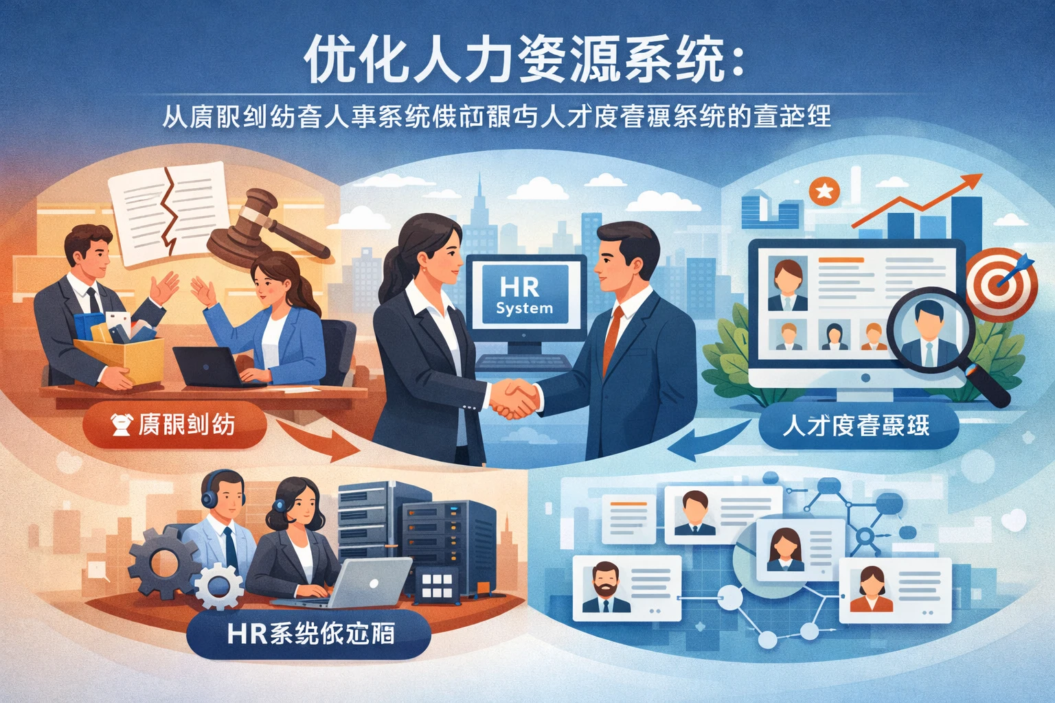 优化人力资源系统：从离职纠纷看人事系统供应商与人才库管理系统的重要性