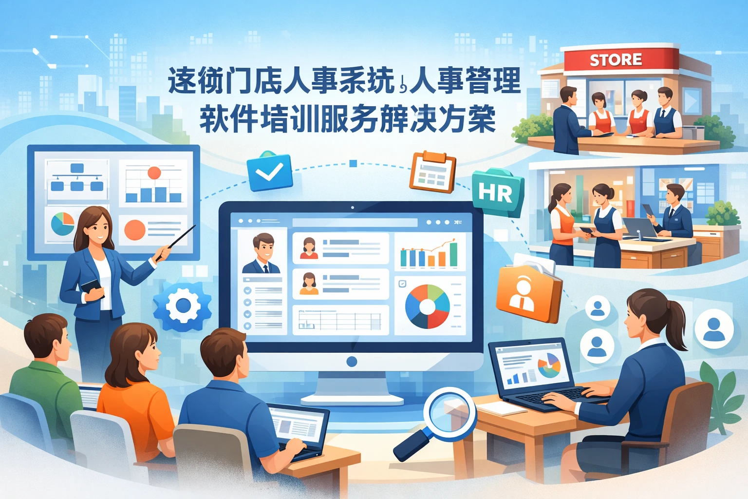 连锁门店人事系统与人事管理软件培训服务解决方案