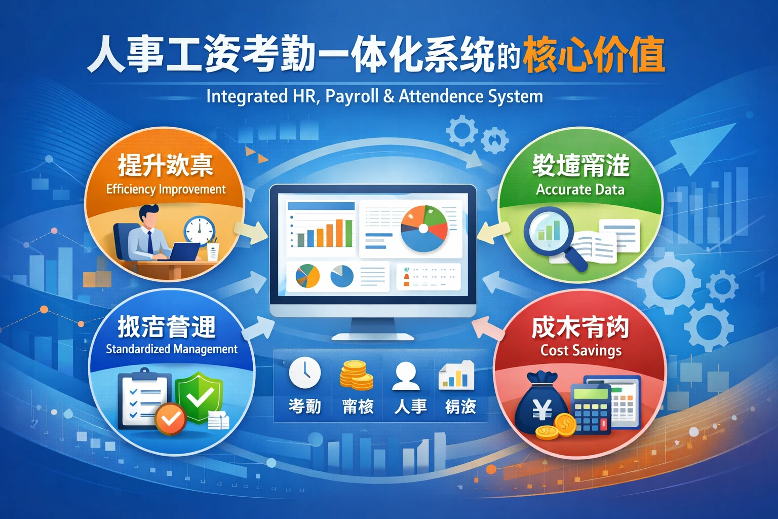 人事工资考勤一体化系统的核心价值
