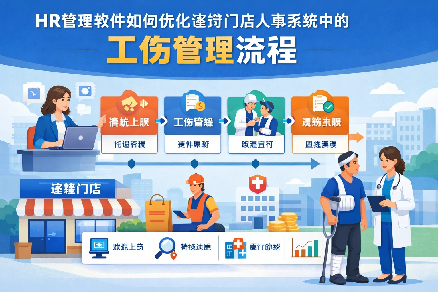 HR管理软件如何优化连锁门店人事系统中的工伤管理流程