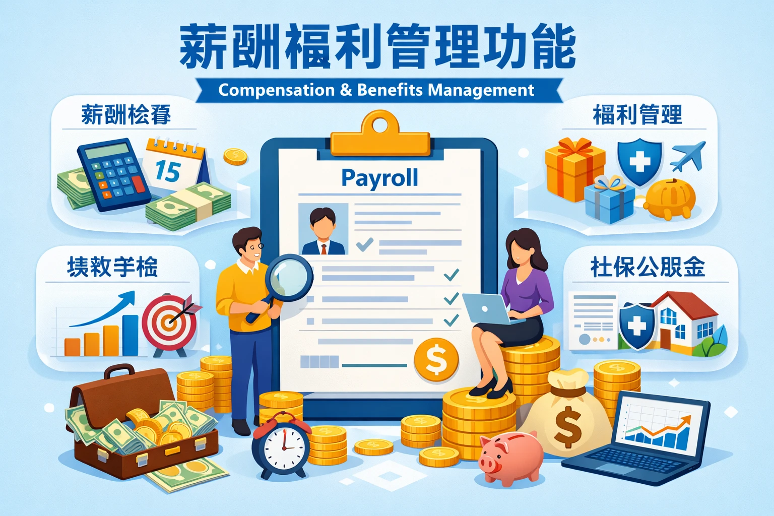 薪酬福利管理功能
