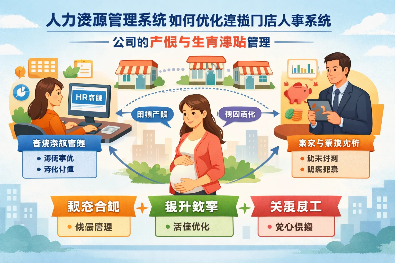 人力资源管理系统如何优化连锁门店人事系统公司的产假与生育津贴管理