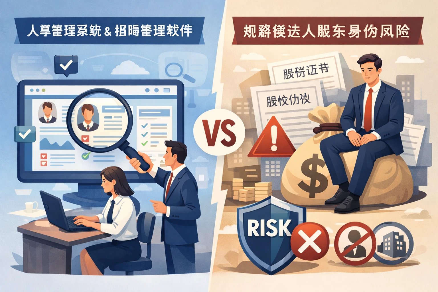 人事管理系统与招聘管理软件如何规避候选人股东身份风险