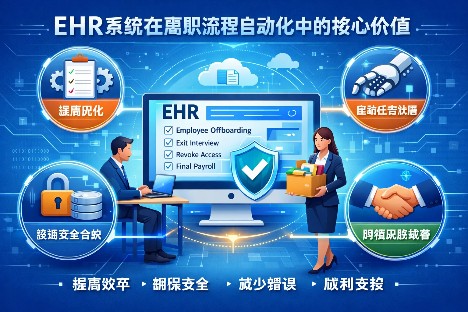 EHR系统在离职流程自动化中的核心价值