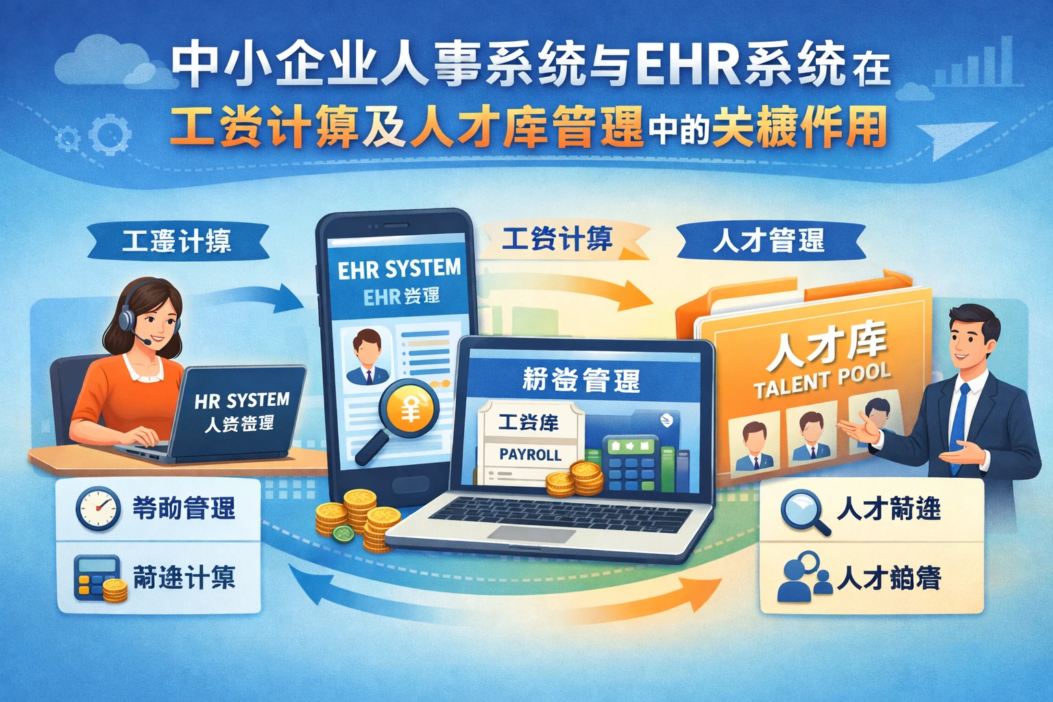 中小企业人事系统与EHR系统在工资计算及人才库管理中的关键作用