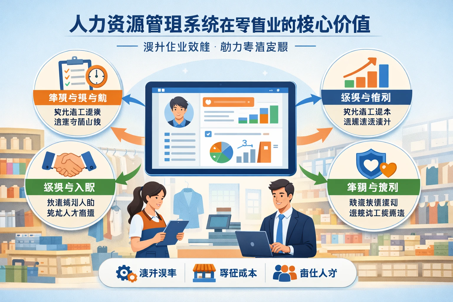 人力资源管理系统在零售业的核心价值