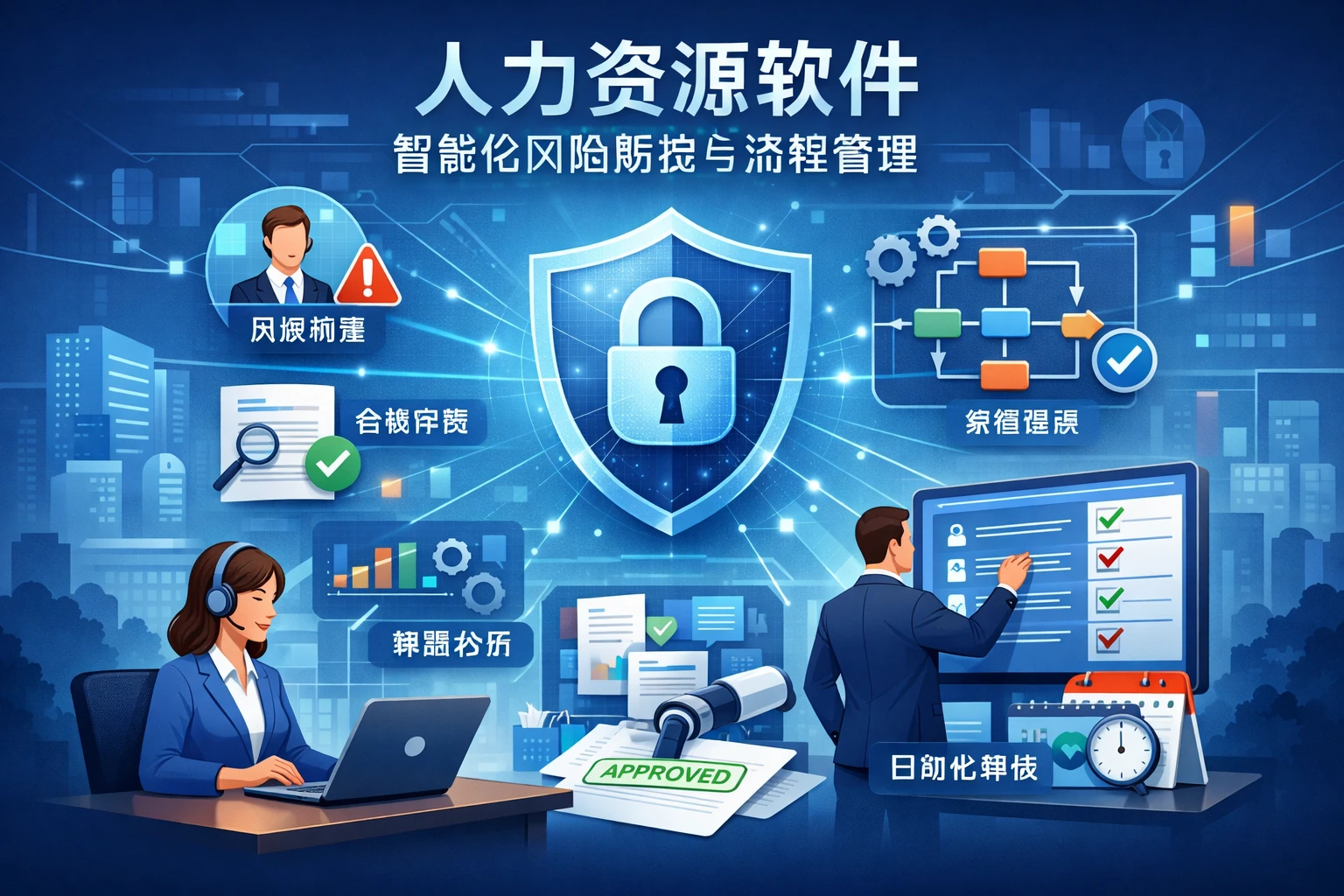 人力资源软件：智能化风险防控与流程管理