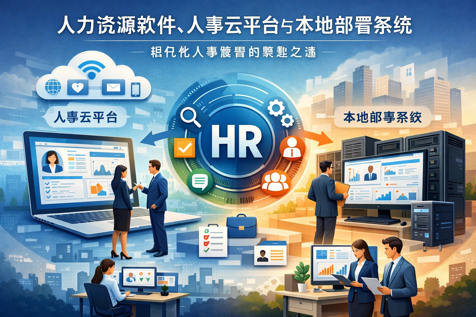 人力资源软件、人事云平台与本地部署系统：现代化人事管理的转型之道