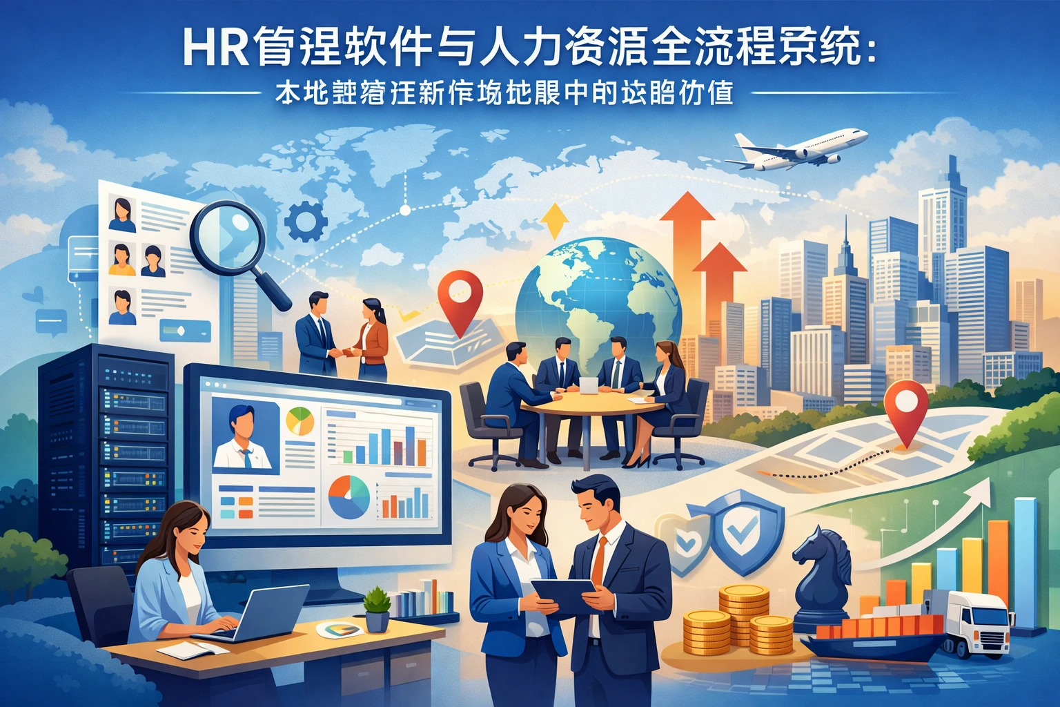 HR管理软件与人力资源全流程系统:本地部署在新市场拓展中的战略价值