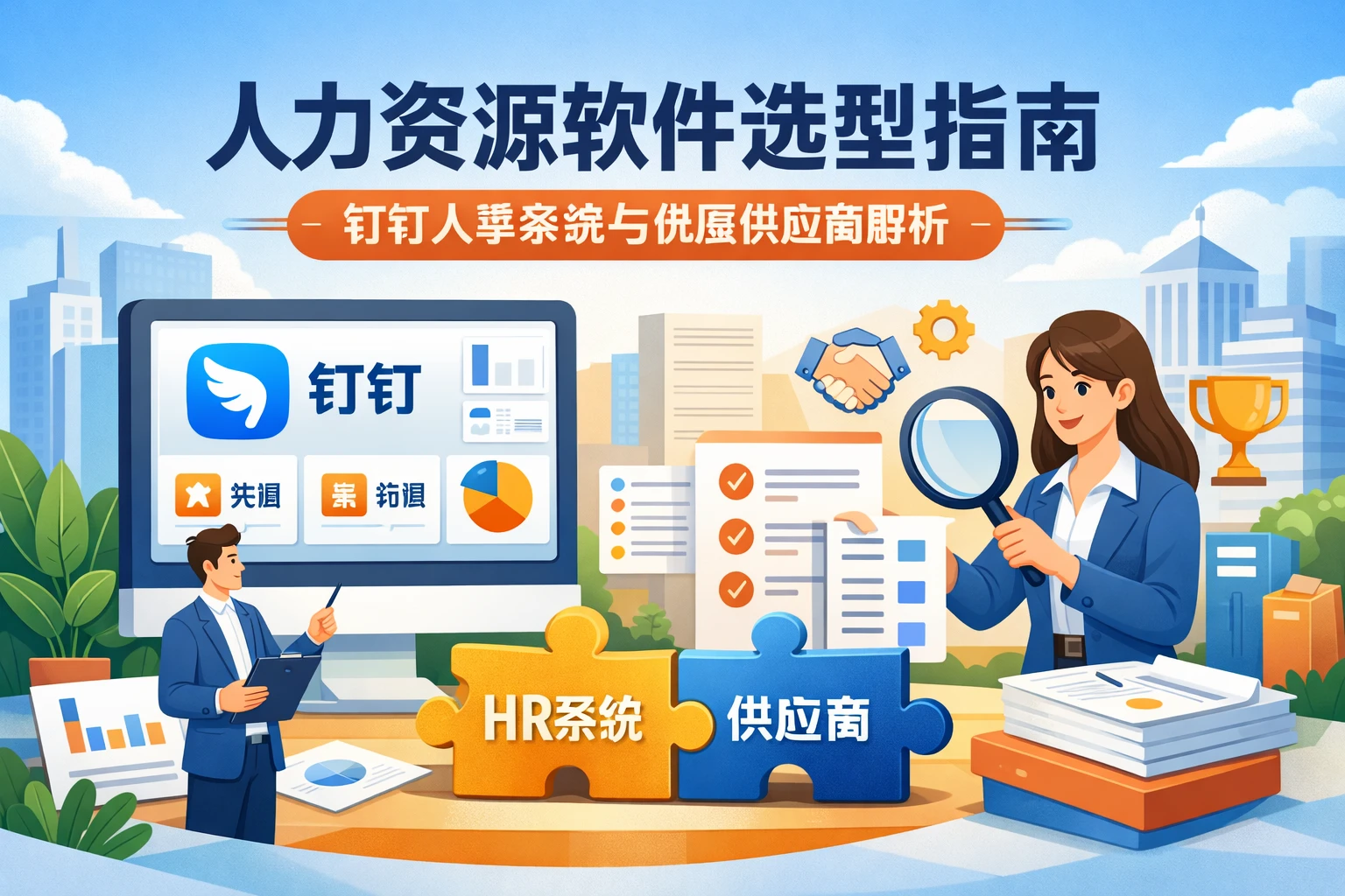 人力资源软件选型指南：钉钉人事系统与优质供应商解析