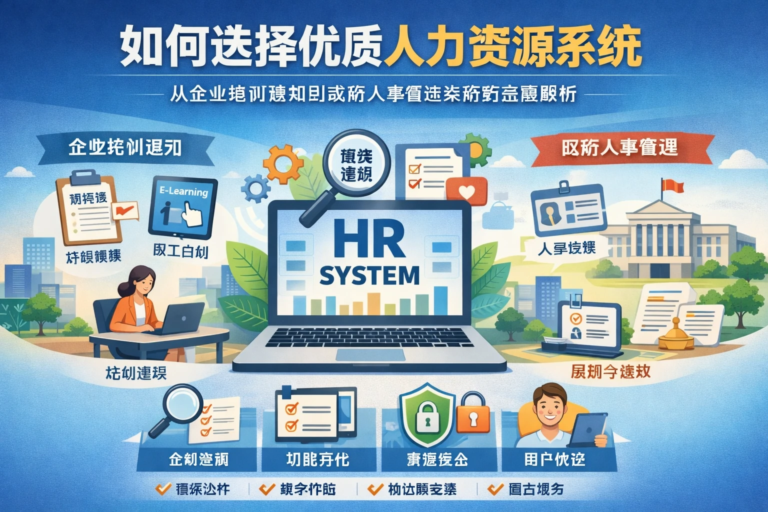 如何选择优质人力资源系统:从企业培训通知到政府人事管理系统的全面解析