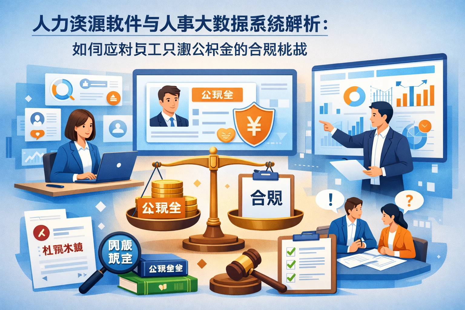 人力资源软件与人事大数据系统解析：如何应对员工只缴公积金的合规挑战