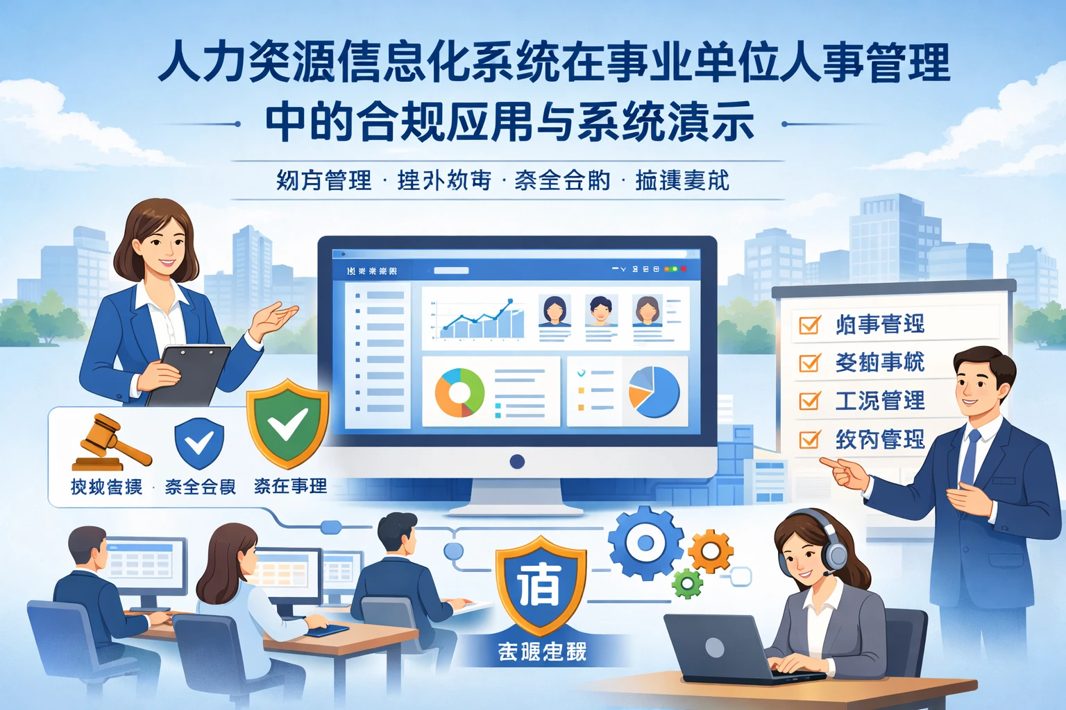 人力资源信息化系统在事业单位人事管理中的合规应用与系统演示