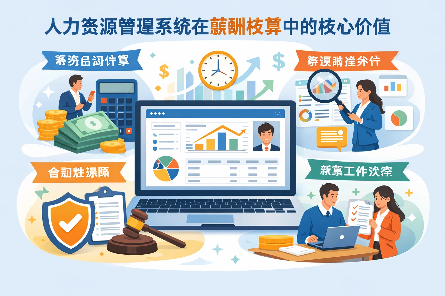 人力资源管理系统在薪酬核算中的核心价值