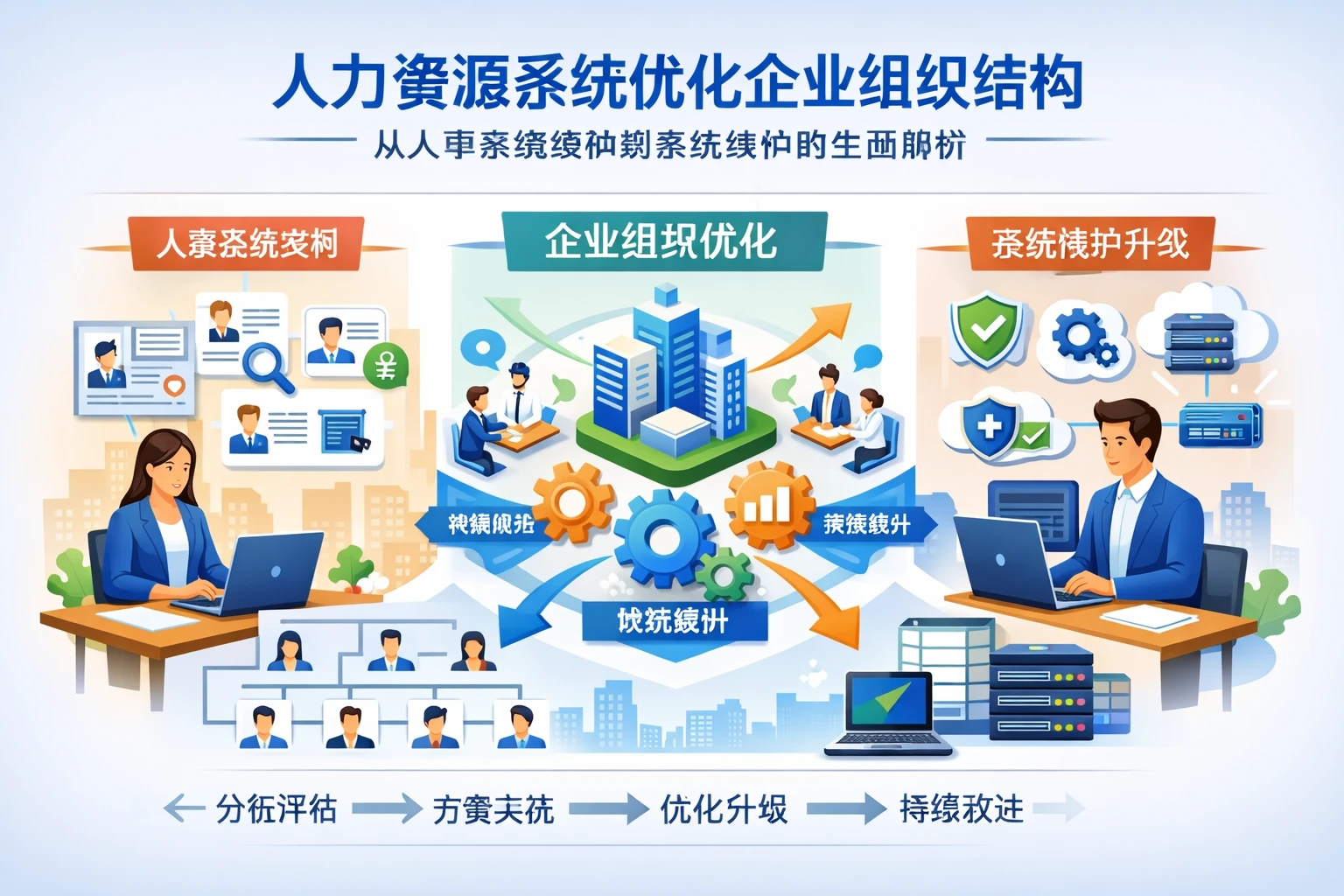 人力资源系统优化企业组织结构：从人事系统案例到系统维护的全面解析