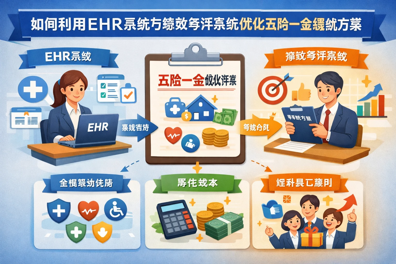 如何利用EHR系统与绩效考评系统优化五险一金缴纳方案