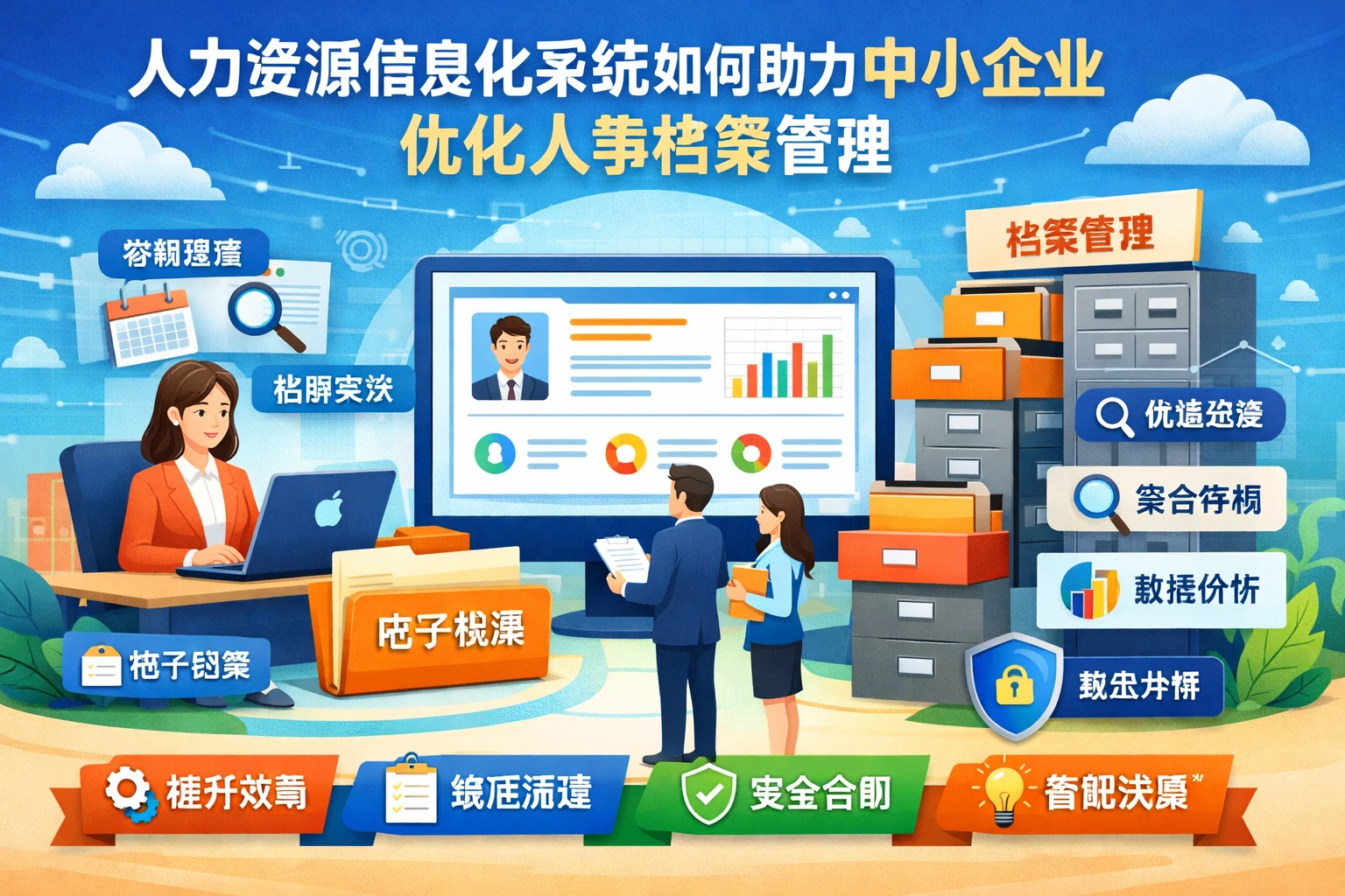 人力资源信息化系统如何助力中小企业优化人事档案管理
