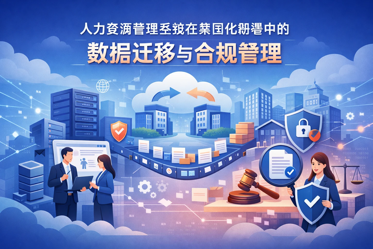 人力资源管理系统在集团化部署中的数据迁移与合规管理