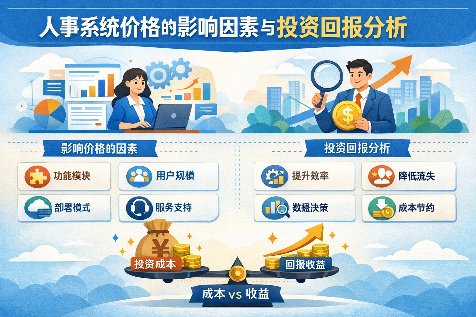 人事系统价格的影响因素与投资回报分析