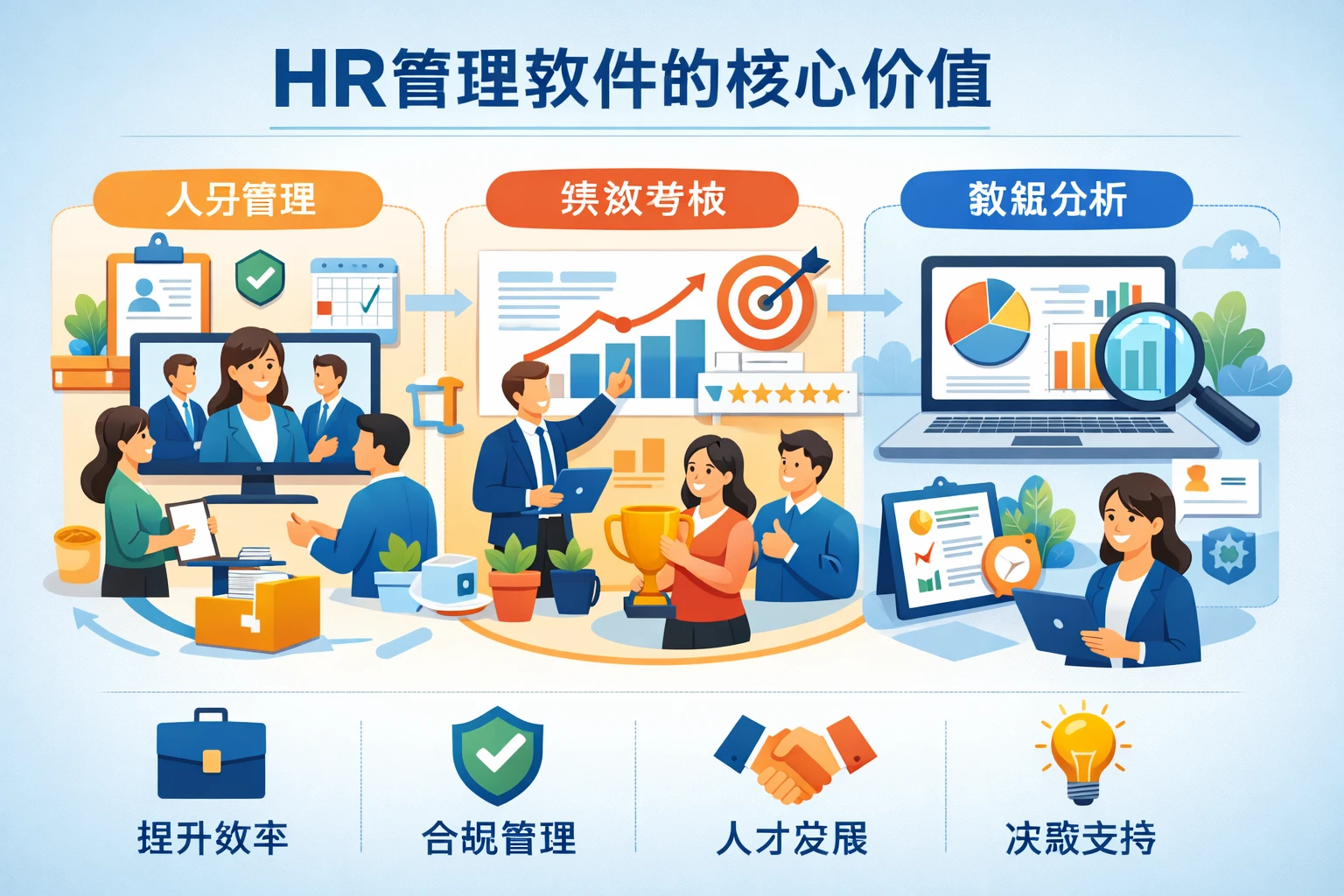 HR管理软件的核心价值