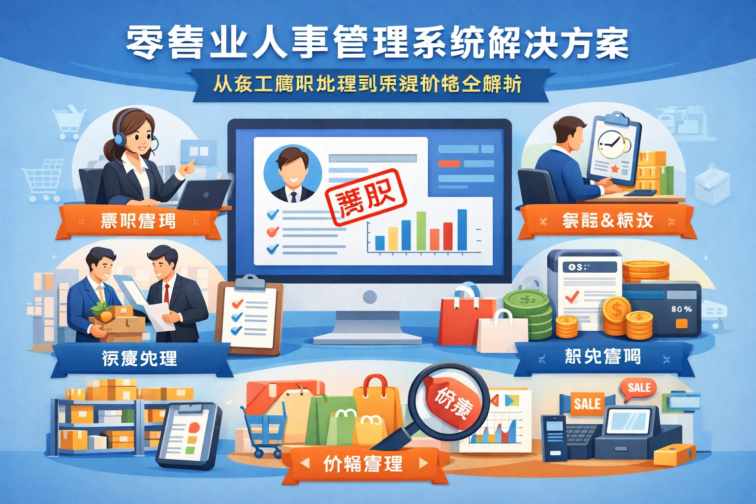 零售业人事管理系统解决方案:从员工离职处理到系统价格全解析
