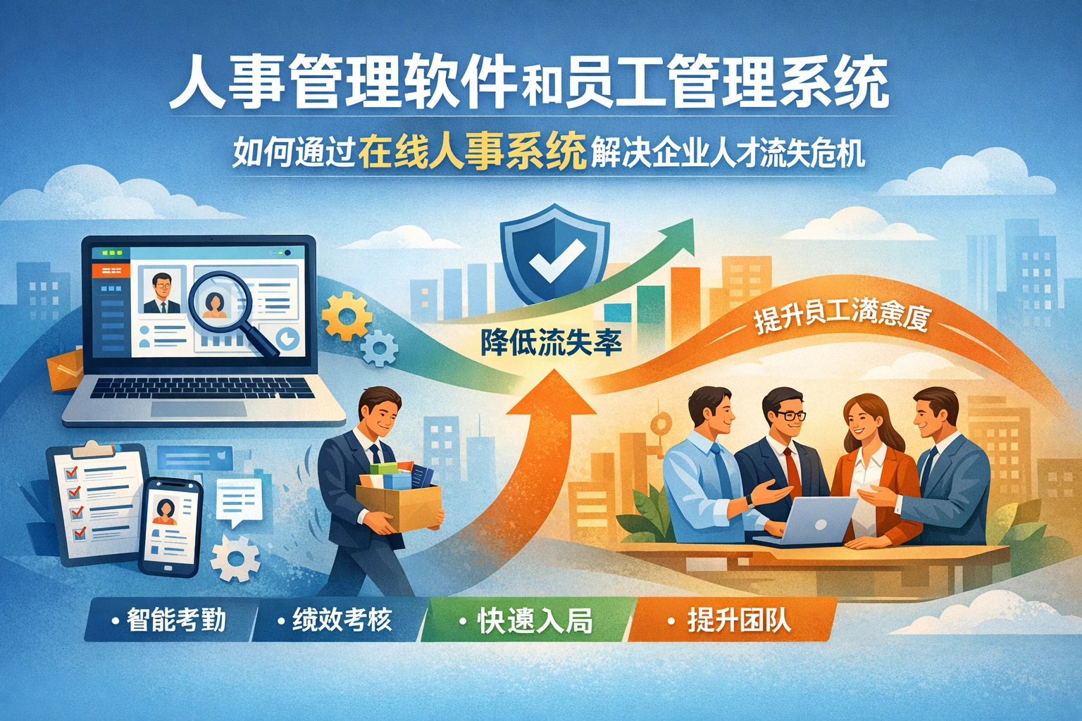 人事管理软件和员工管理系统如何通过在线人事系统解决企业人才流失危机