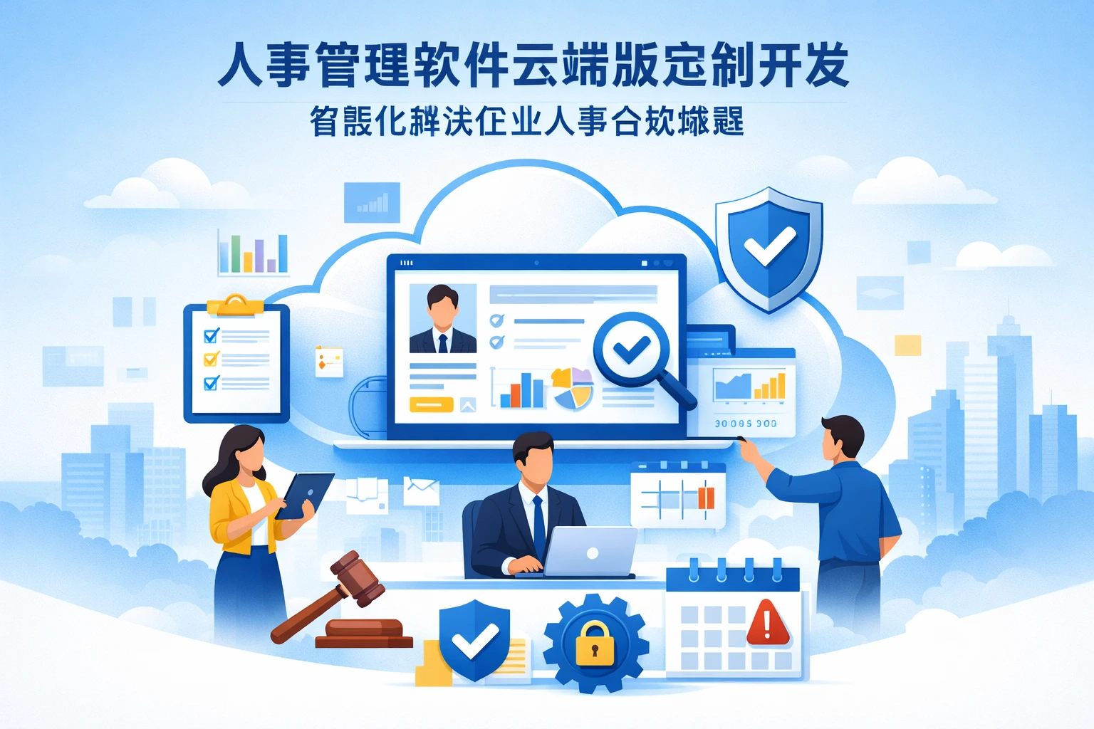 人事管理软件云端版定制开发：智能化解决企业人事合规难题