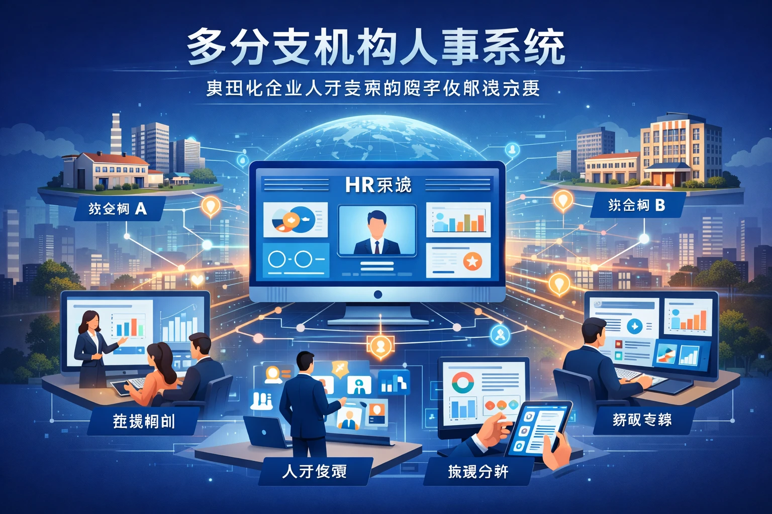 多分支机构人事系统:集团化企业人才培养的数字化解决方案