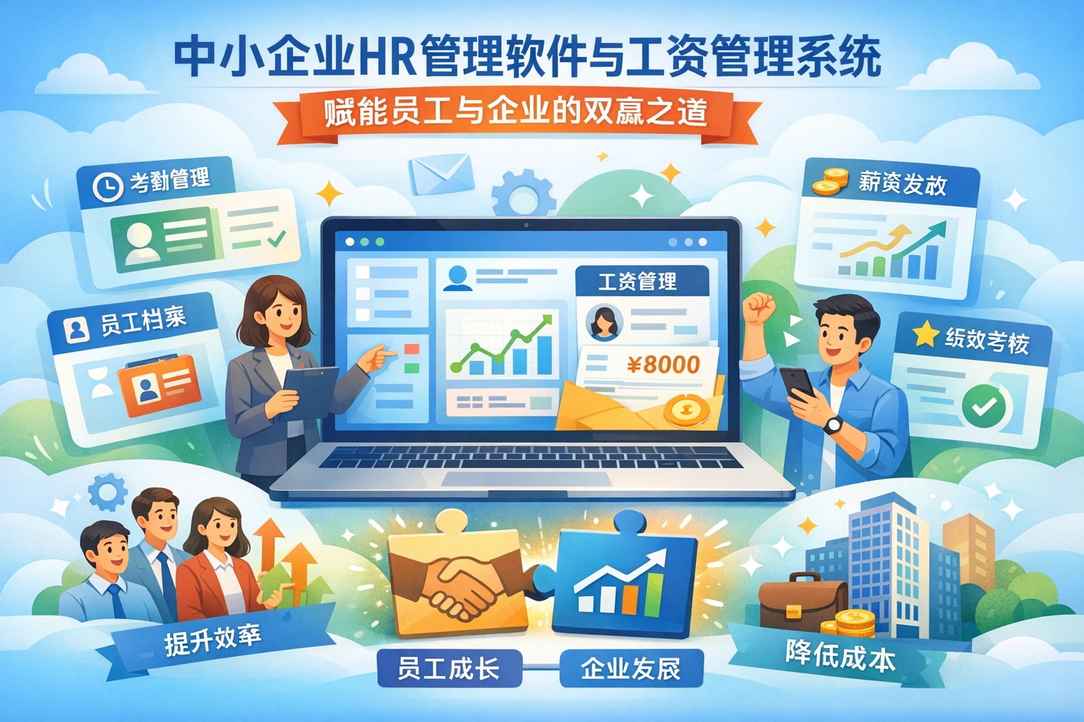 中小企业HR管理软件与工资管理系统：赋能员工与企业的双赢之道