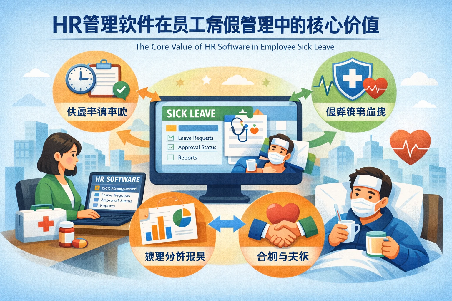 HR管理软件在员工病假管理中的核心价值