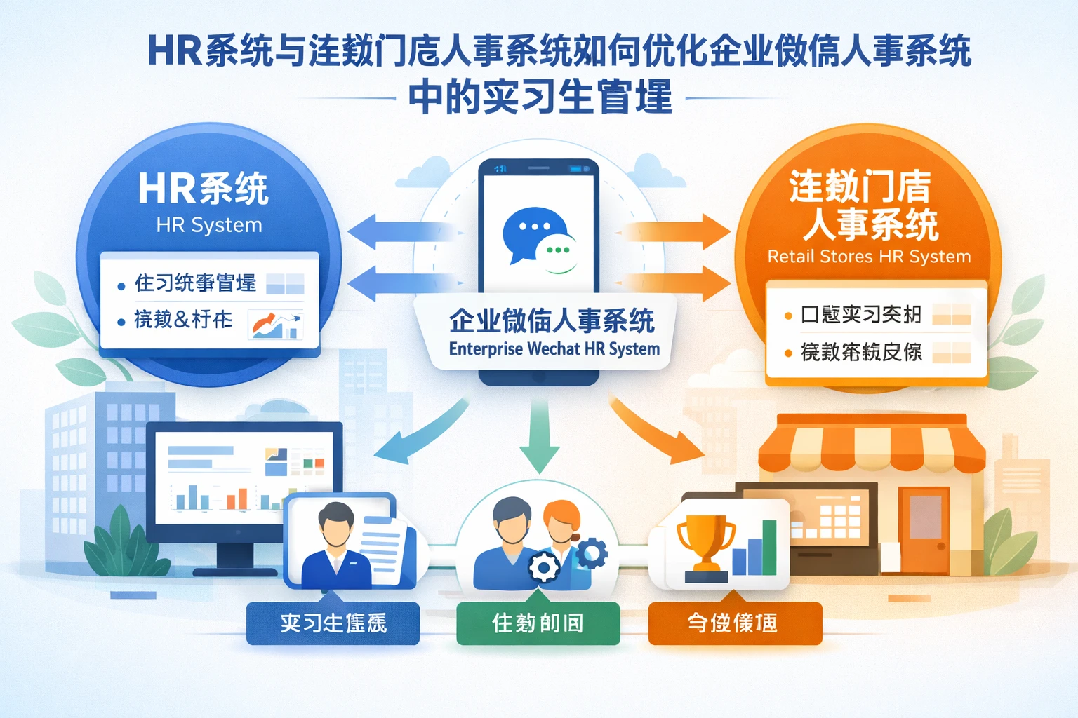 HR系统与连锁门店人事系统如何优化企业微信人事系统中的实习生管理