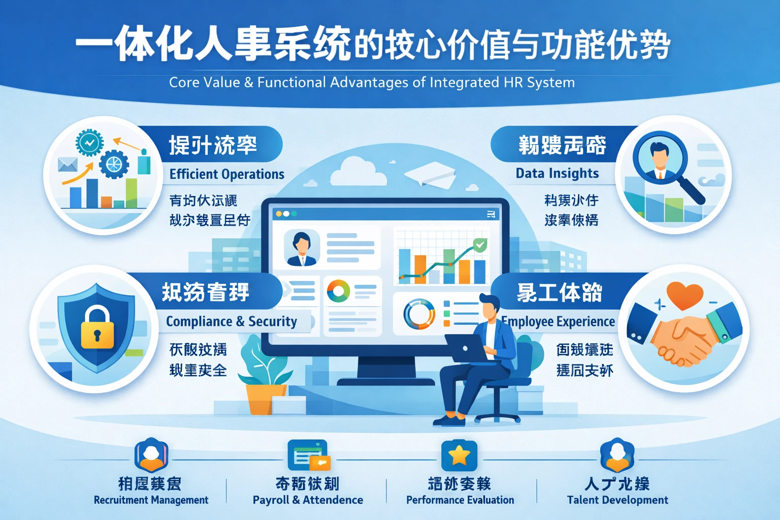 一体化人事系统的核心价值与功能优势