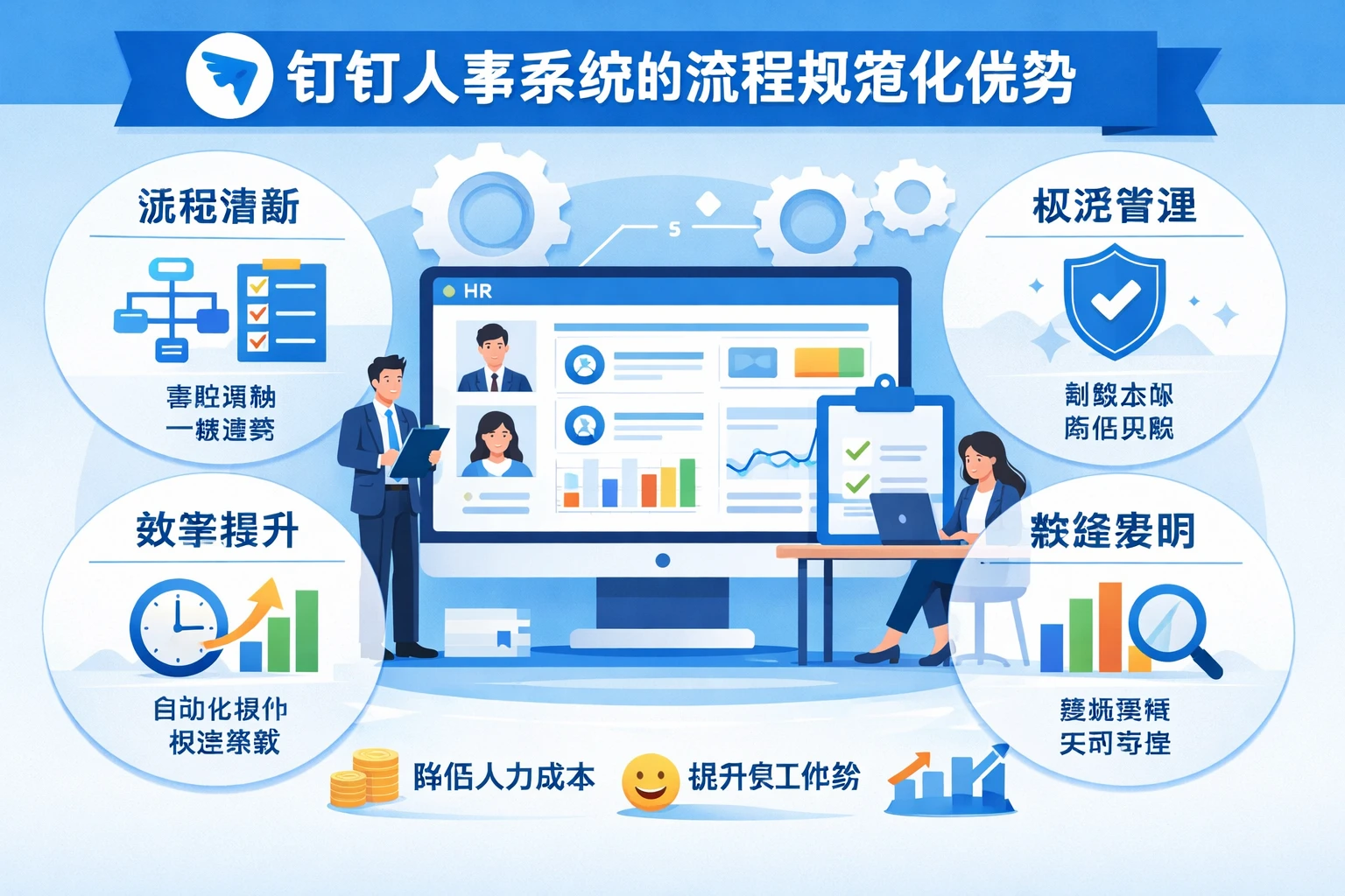 钉钉人事系统的流程规范化优势
