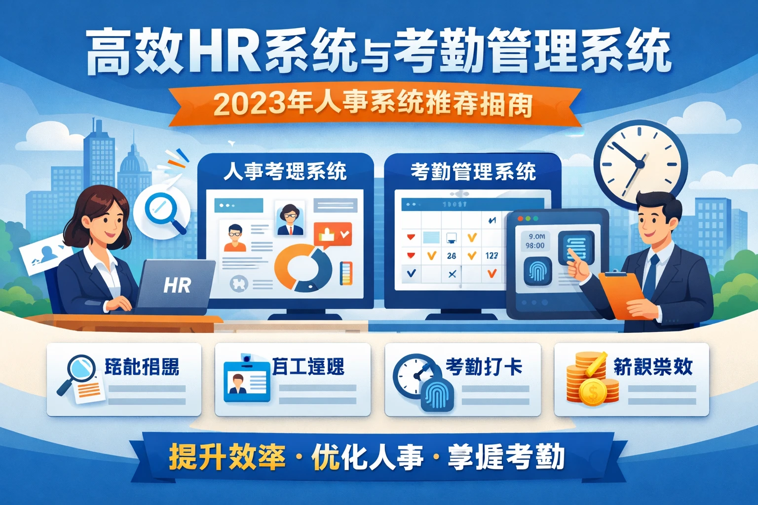 高效HR系统与考勤管理系统：2023年人事系统推荐指南