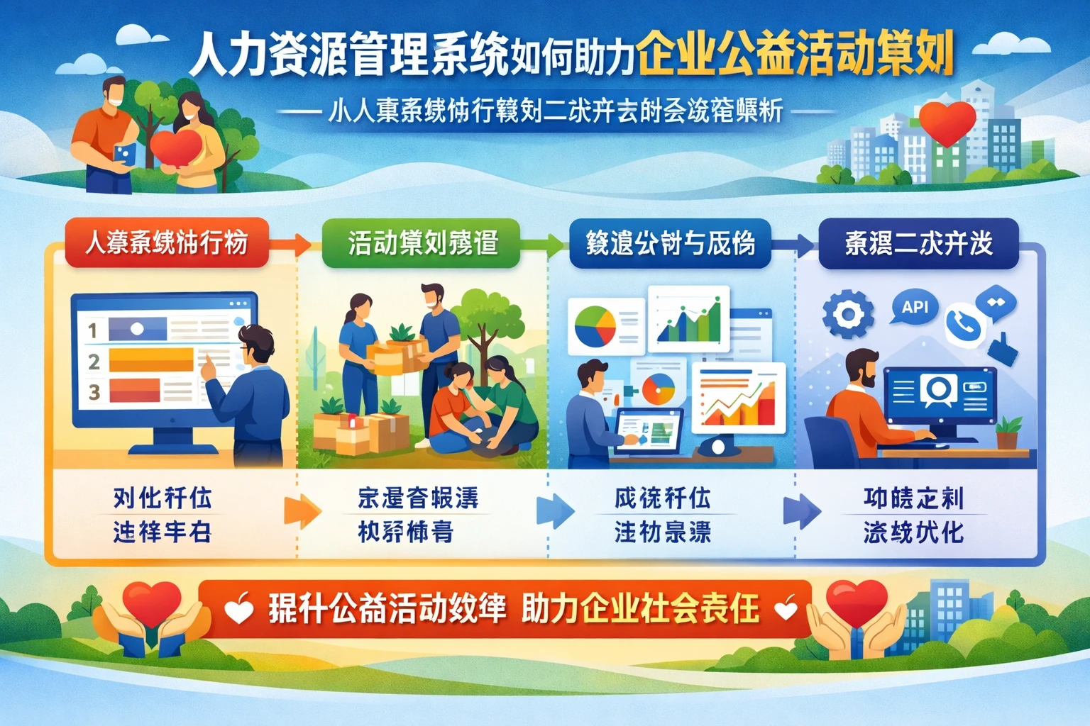 人力资源管理系统如何助力企业公益活动策划——从人事系统排行榜到二次开发的全流程解析