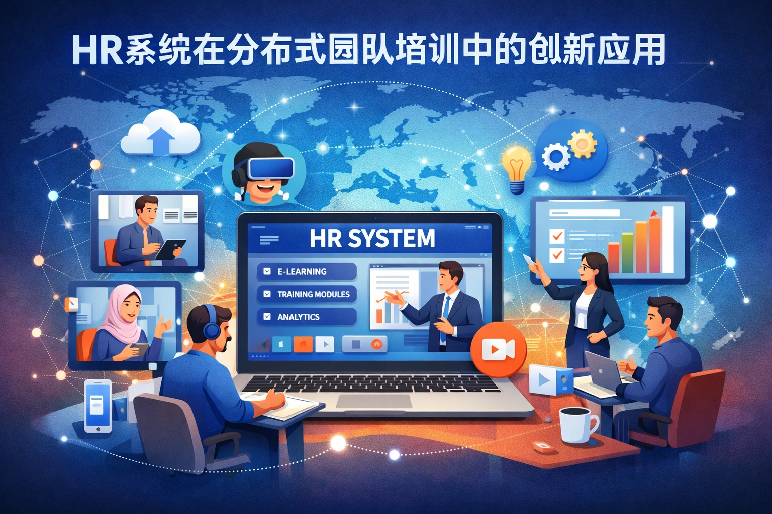 HR系统在分布式团队培训中的创新应用