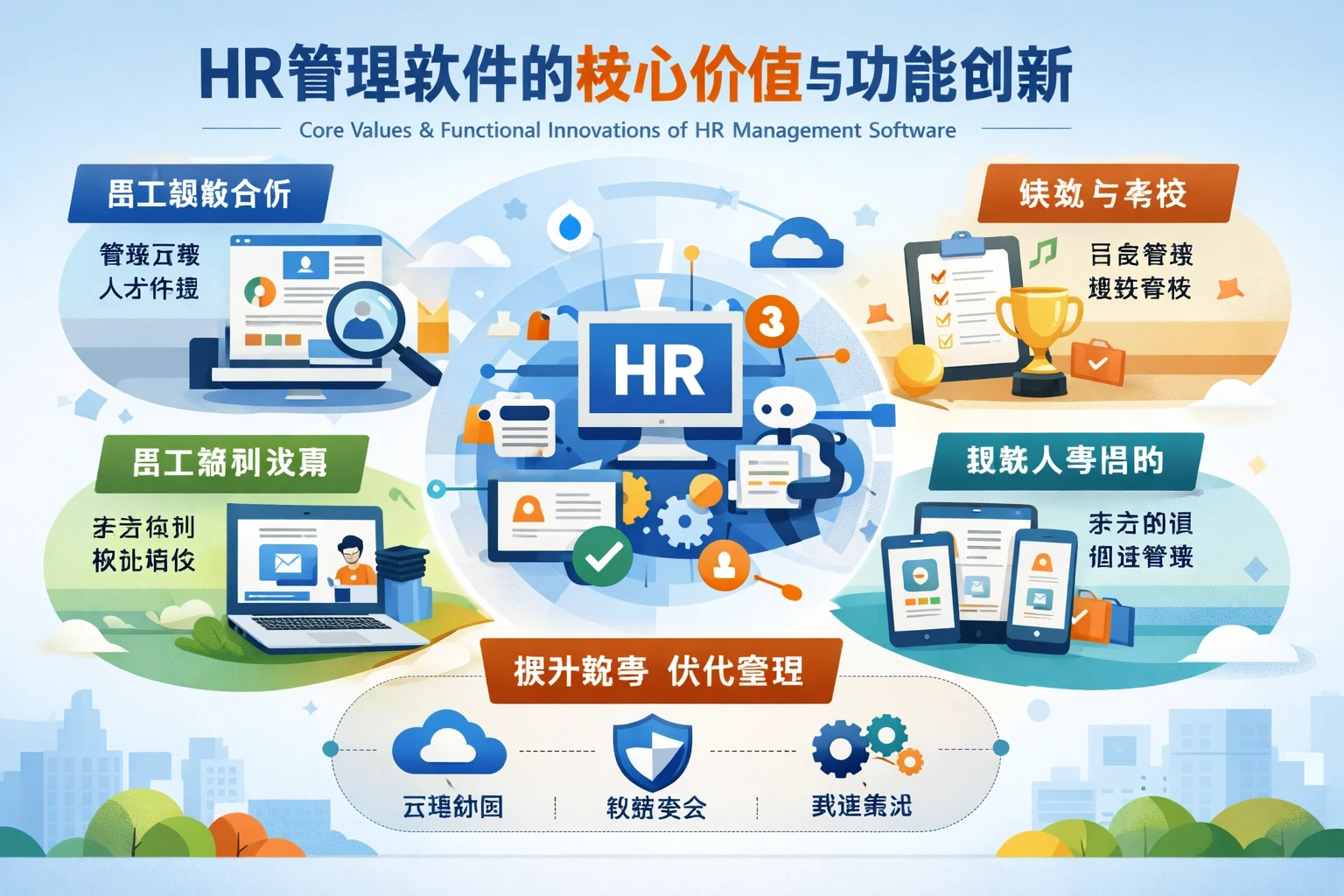 HR管理软件的核心价值与功能创新