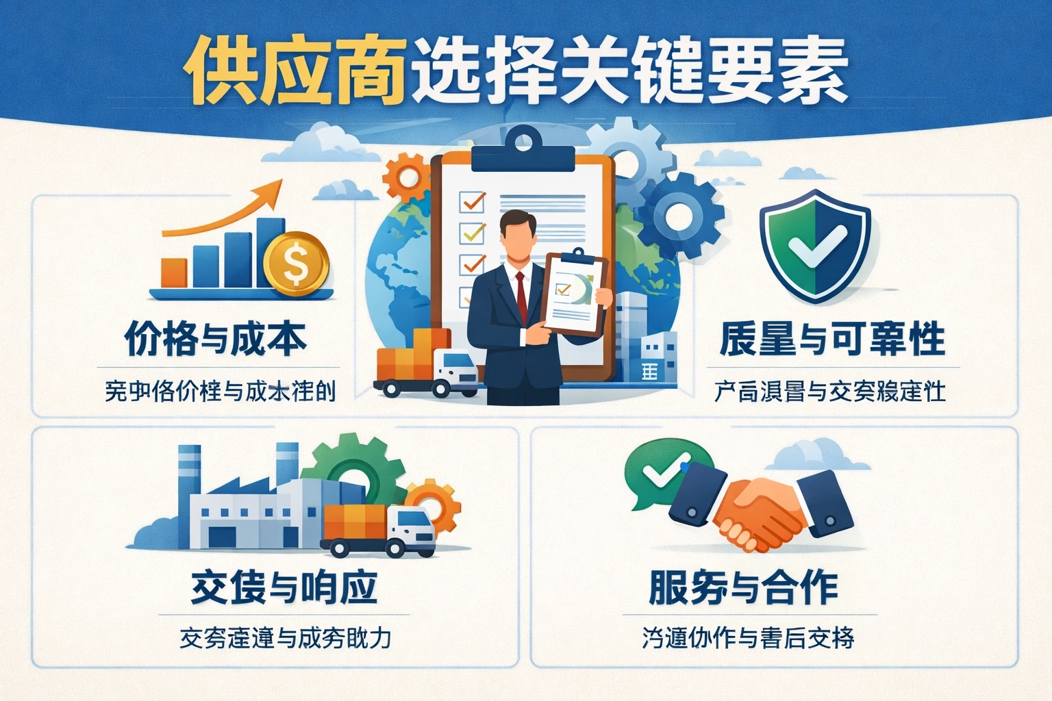 供应商选择关键要素