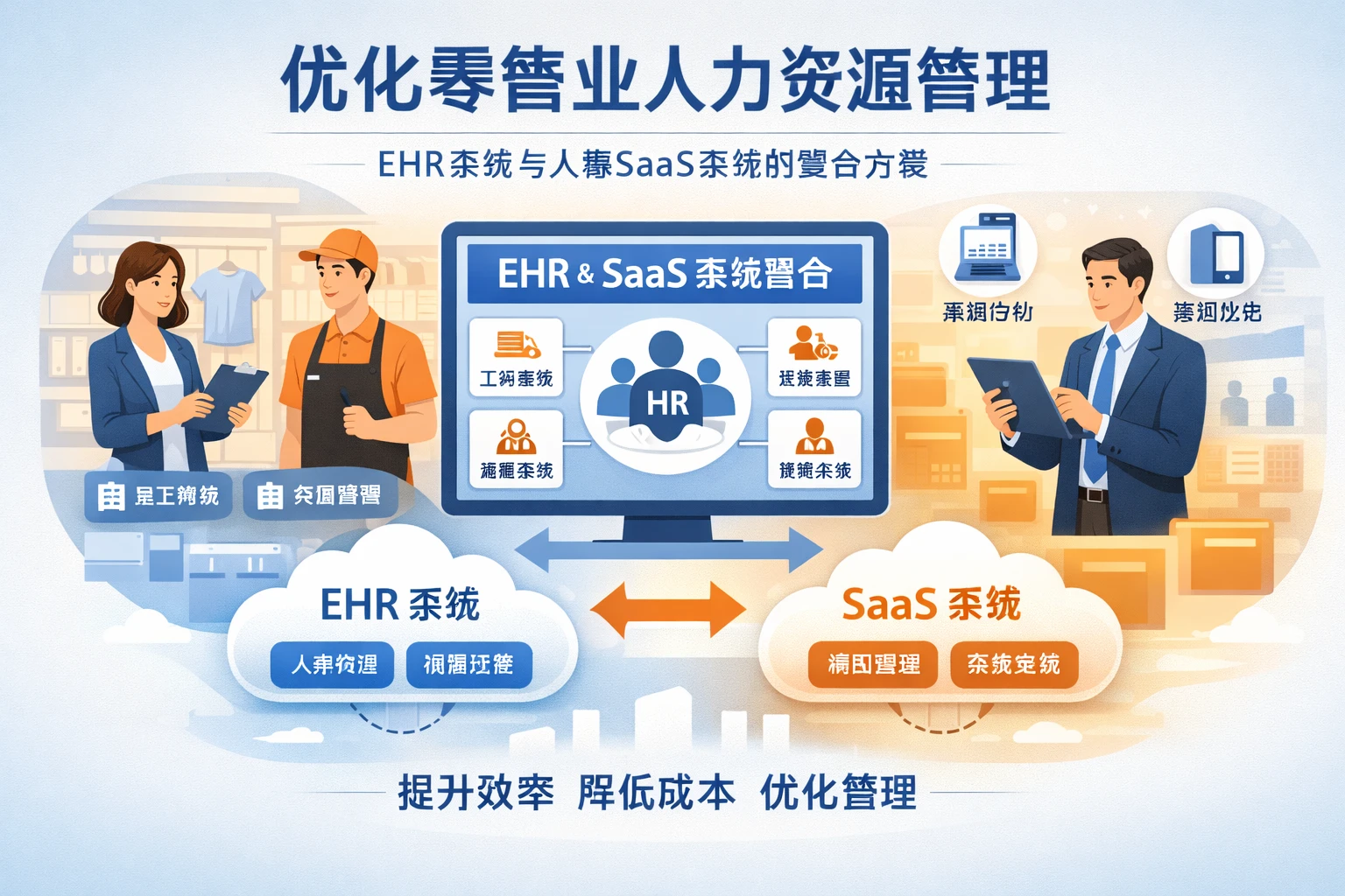 优化零售业人力资源管理：EHR系统与人事SaaS系统的整合方案