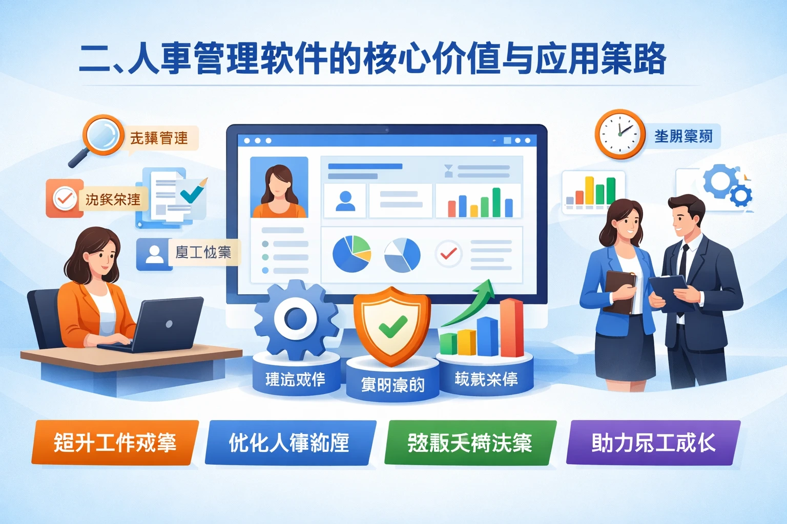 二、人事管理软件的核心价值与应用策略