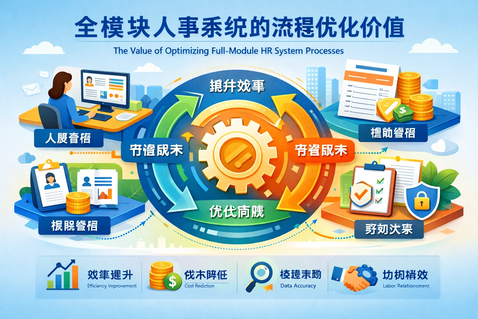 全模块人事系统的流程优化价值