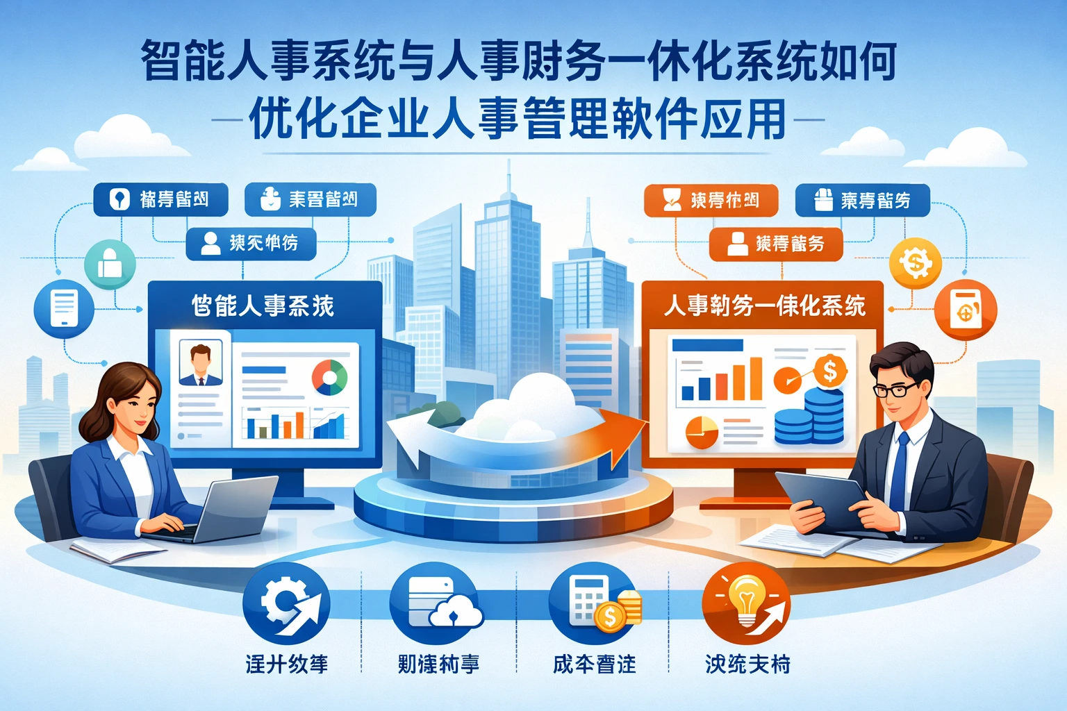 智能人事系统与人事财务一体化系统如何优化企业人事管理软件应用
