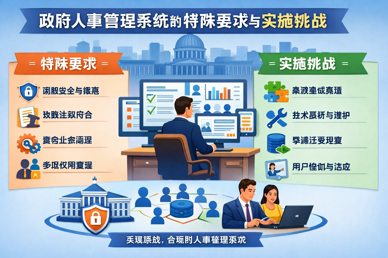 政府人事管理系统的特殊要求与实施挑战