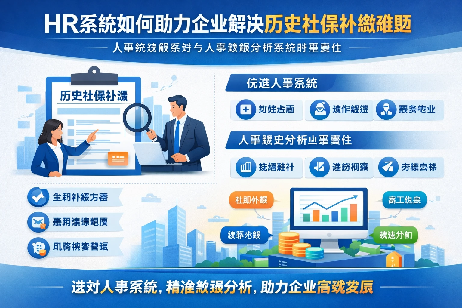 HR系统如何助力企业解决历史社保补缴难题——人事系统哪家好与人事数据分析系统的重要性