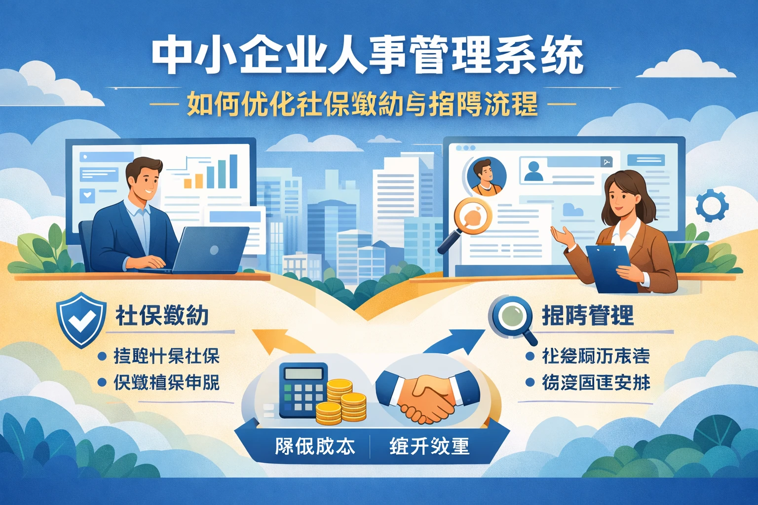 中小企业人事管理系统如何优化社保缴纳与招聘流程