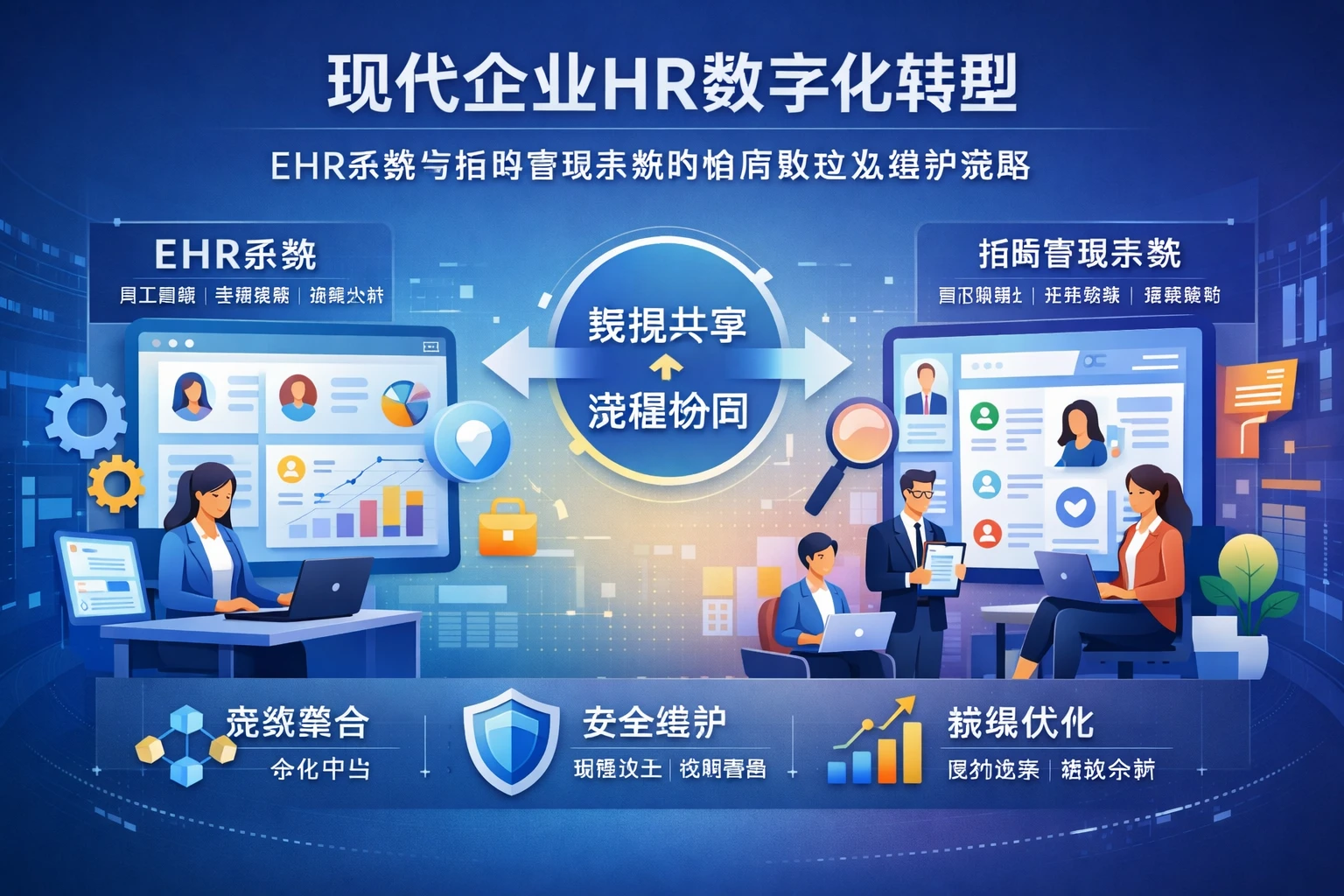 现代企业HR数字化转型：EHR系统与招聘管理系统的协同效应及维护策略