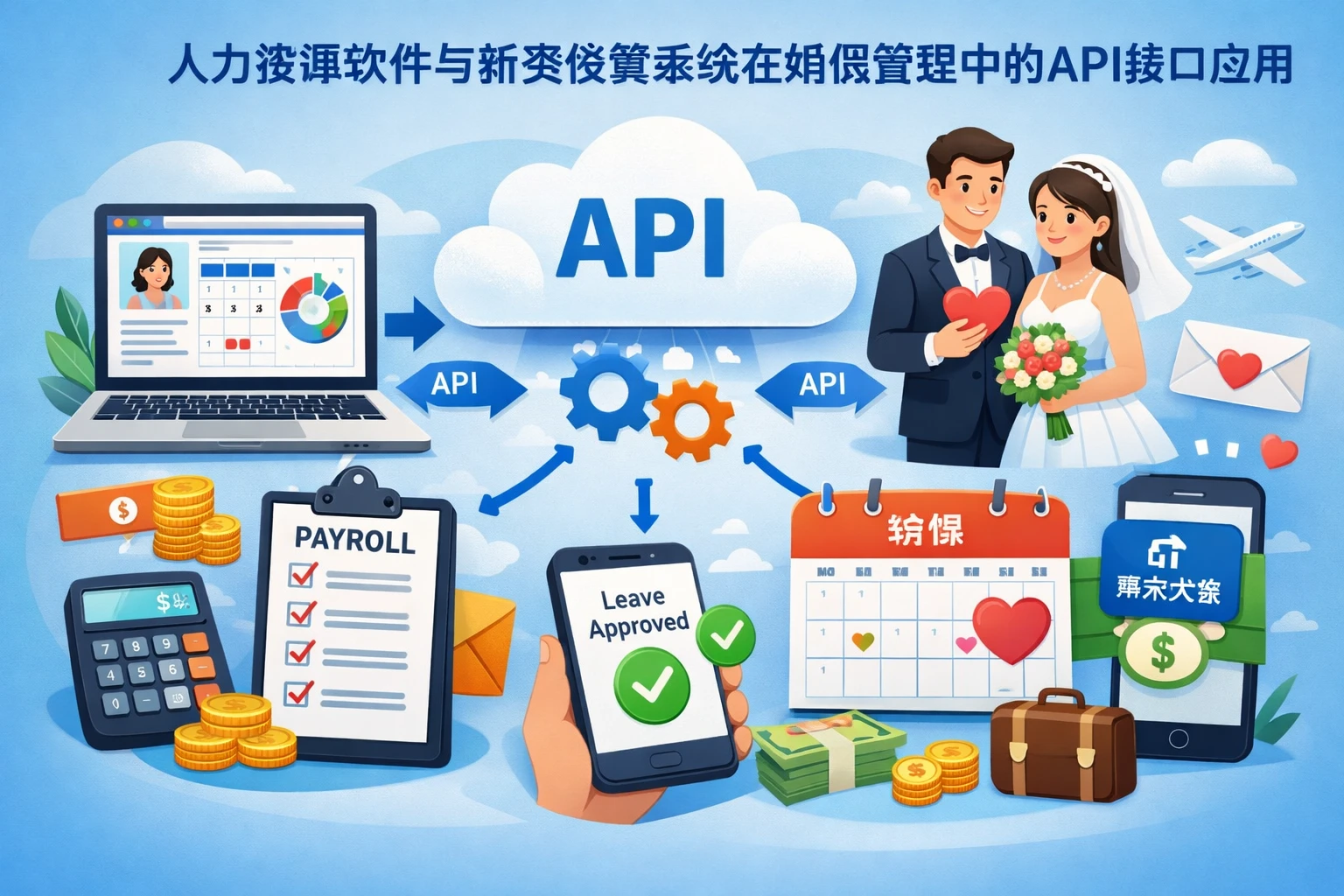 人力资源软件与薪资核算系统在婚假管理中的API接口应用