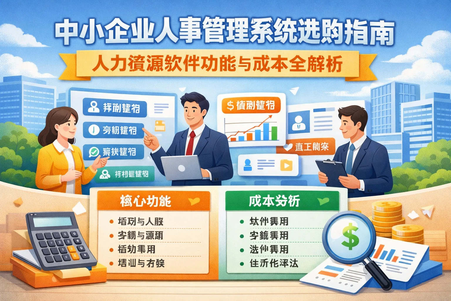 中小企业人事管理系统选购指南：人力资源软件功能与成本全解析