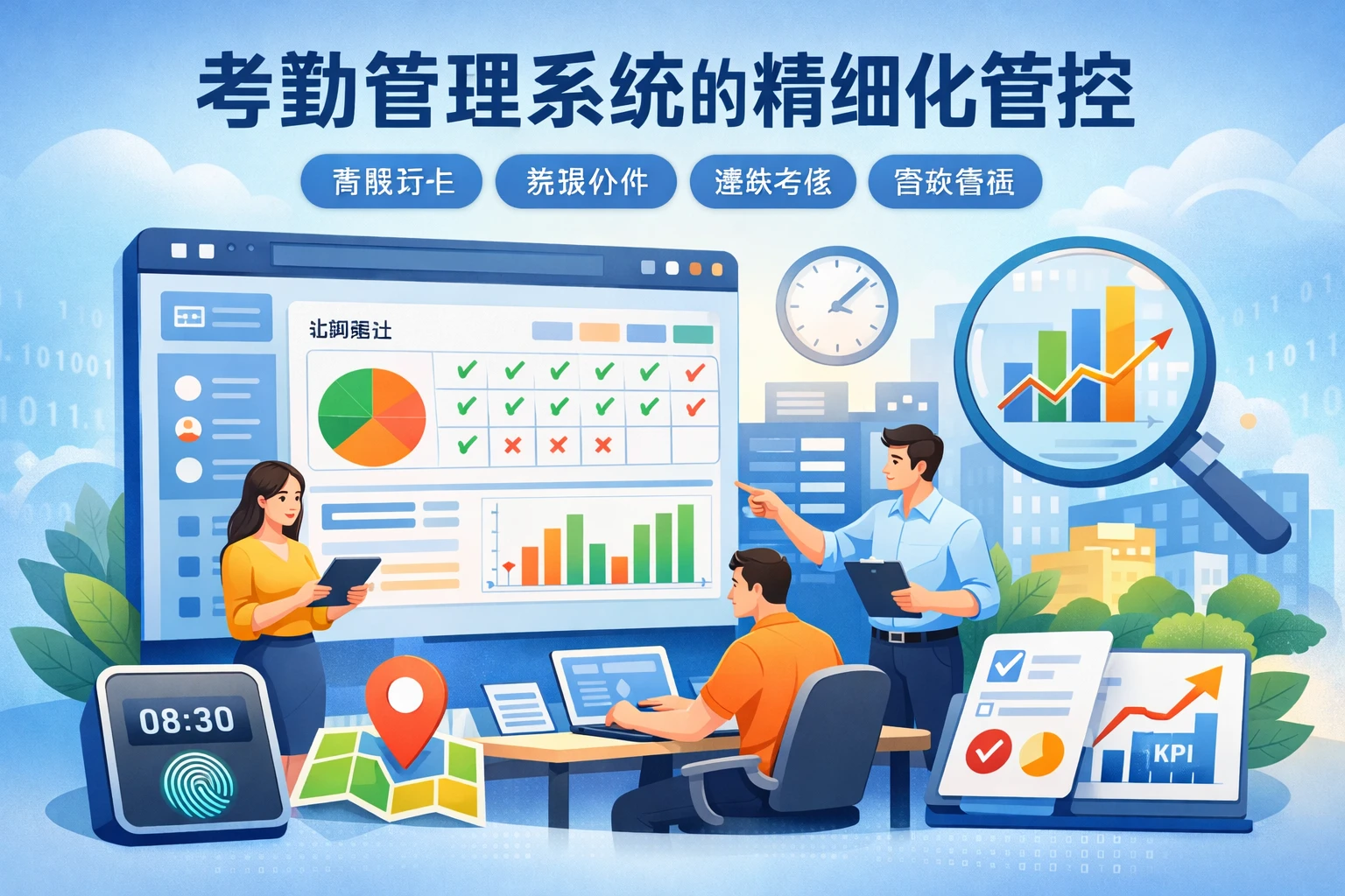 考勤管理系统的精细化管控